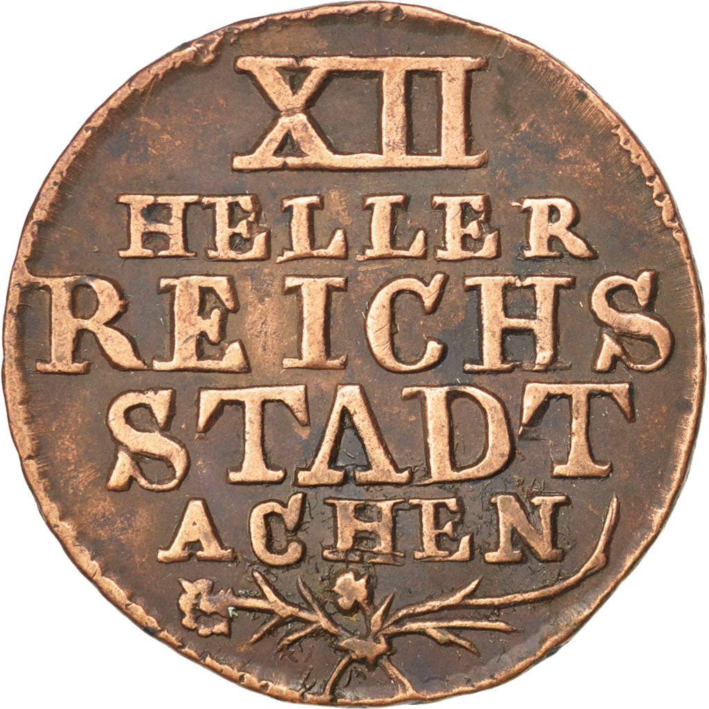 GERMAN STATES, 12 Heller, 1767, KM #51, AU(50-53), Copper, 4.32