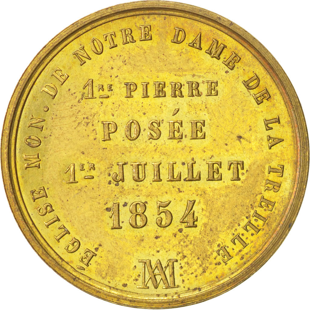 Francia, Medal, Ville de Lille, Notre Dame de la Treille, Religions & beliefs