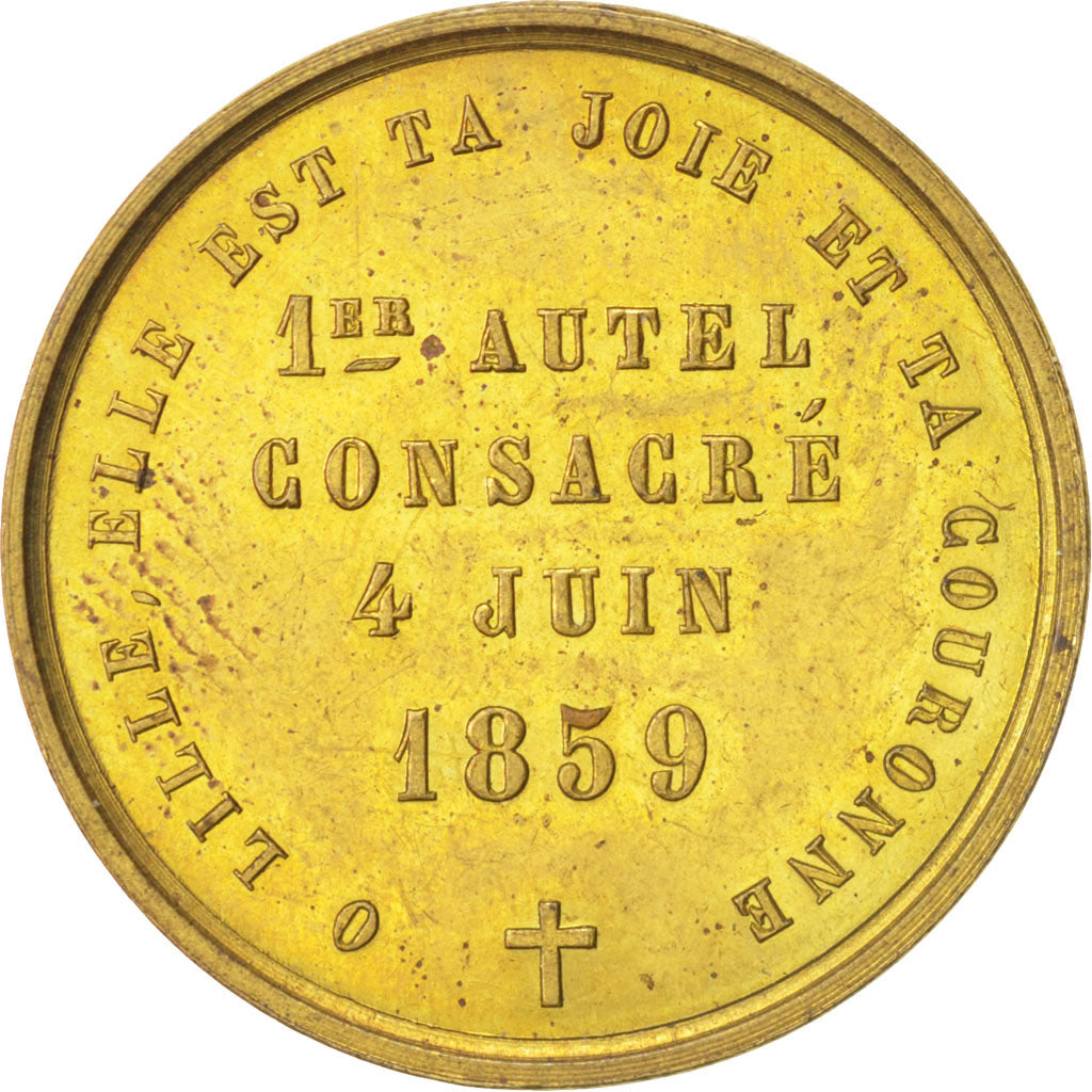 Francia, Medal, Ville de Lille, Notre Dame de la Treille, Religions & beliefs