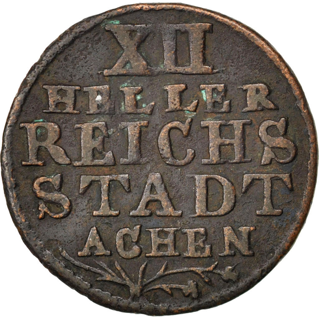 GERMAN STATES, 12 Heller, 1767, KM #51, EF(40-45), Copper, 3.50