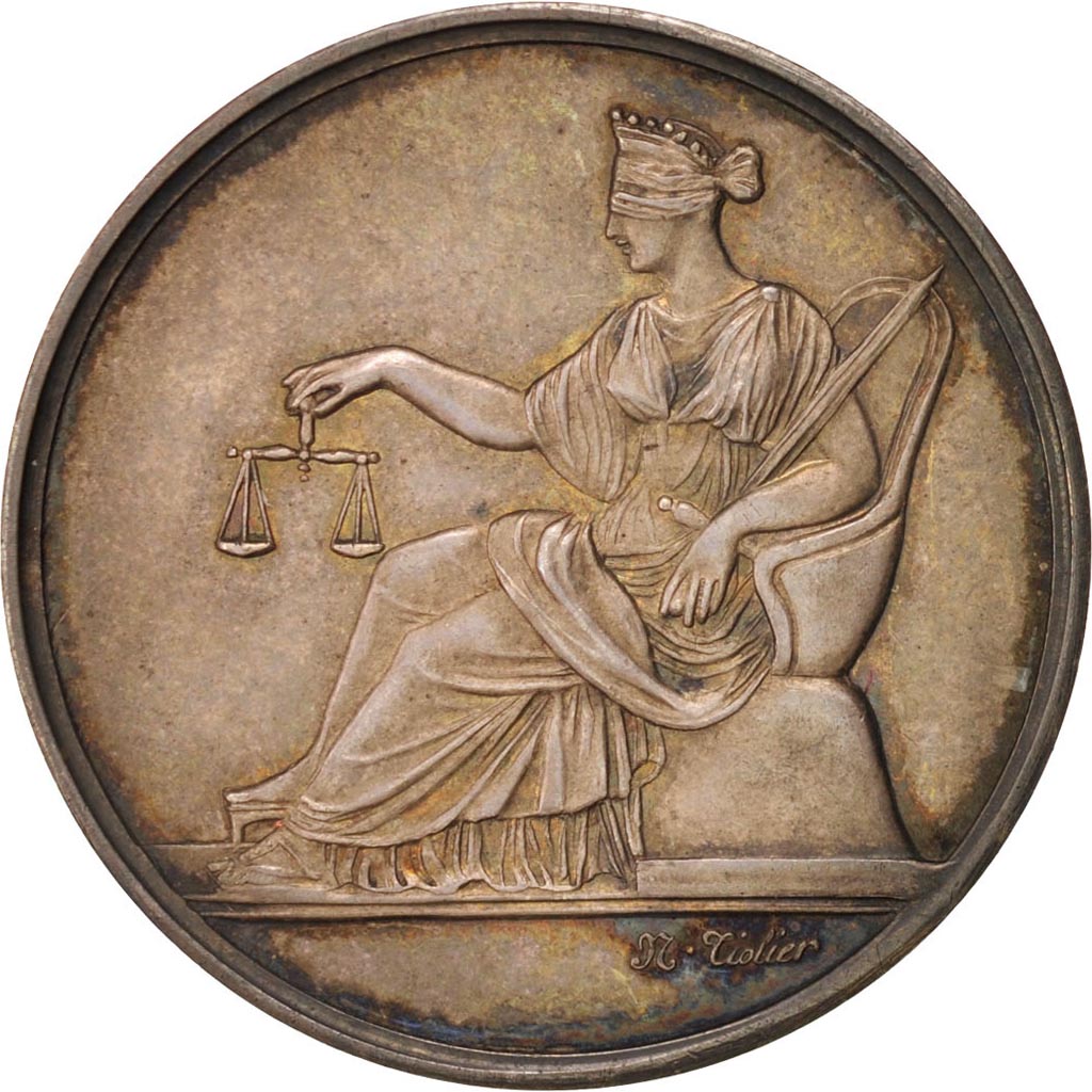 Francia, Medal, Justice, VIlle de Lille, Conseil des prud'hommes de la ville...