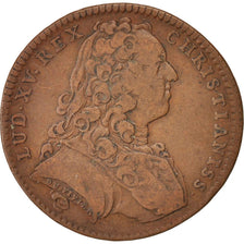 Francja, Token, Królewskie, États de Lille, 1737, Duvivier, EF(40-45), Miedź