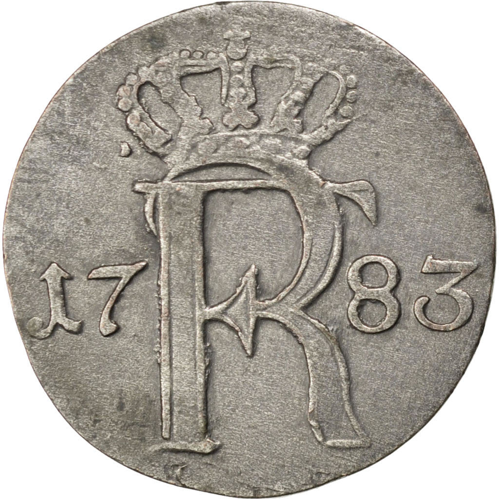 Coin, German States, PRUSSIA, Friedrich II, 1/24 Thaler, 1783, Berlin