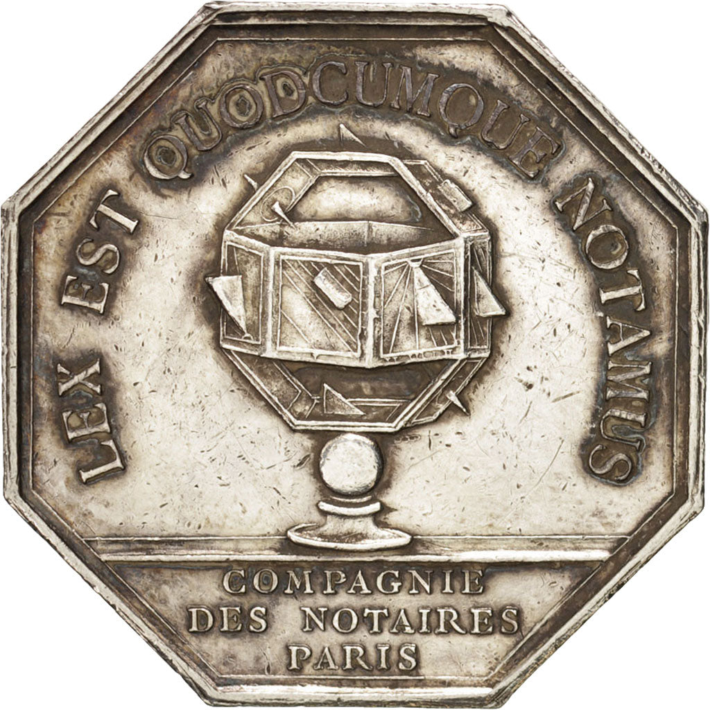 Frankreich, Token, Notary, Compagnie des Notaires de Paris, Borrel, SS+, Silber