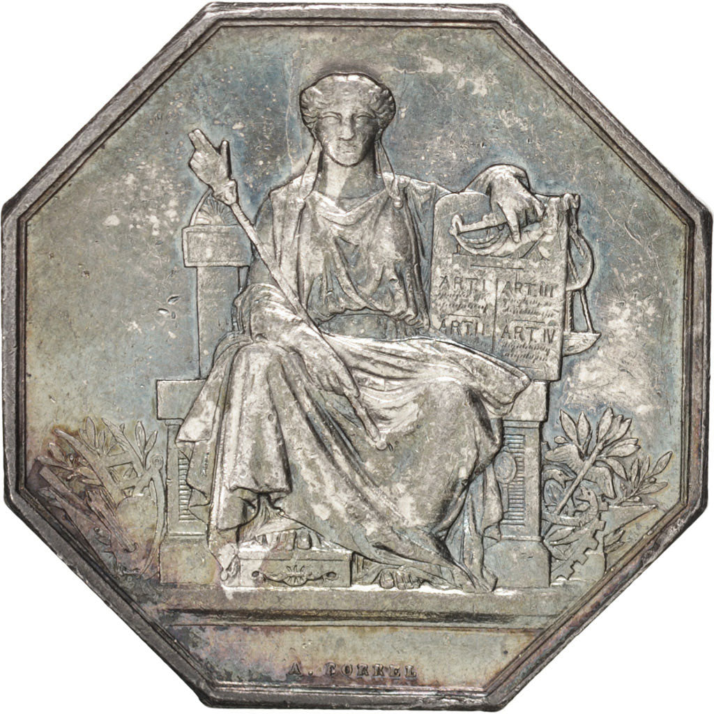 France, Token, Notary, Compagnie des Notaires de Paris, Borrel, AU(55-58)