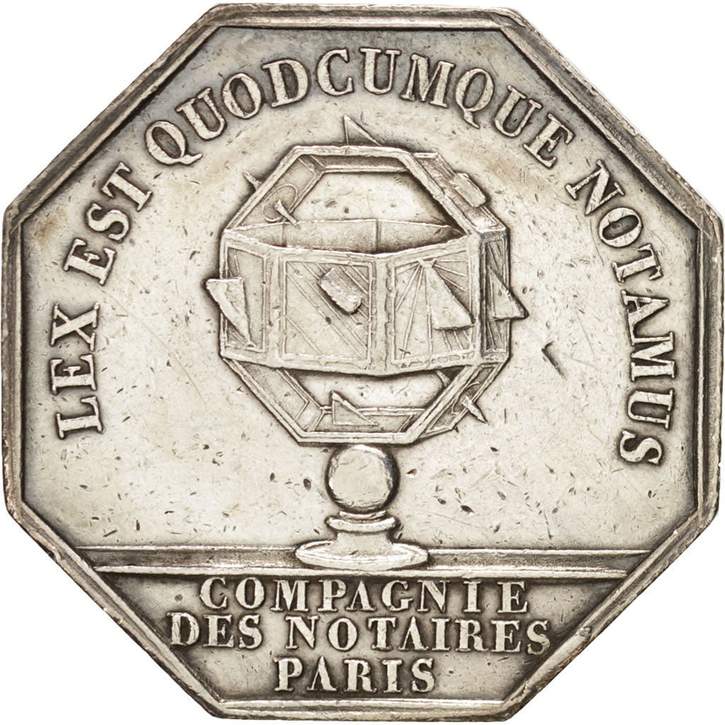 Francia, Token, Notary, Compagnie des Notaires de Paris, Louis Philippe I
