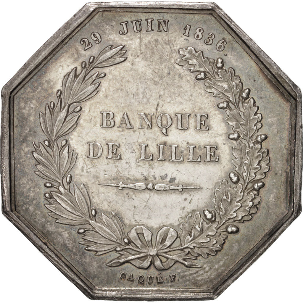 Francia, Token, Savings Bank, Ville de Lille, Banque de Lille, Louis Philippe I