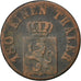 GERMAN STATES, 2 Heller, 1843, KM #606, VF(20-25), Copper, 3.45
