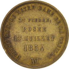 France, Medal, Religion, Ville de Lille, Notre Dame de la Treille, 1859, TTB+