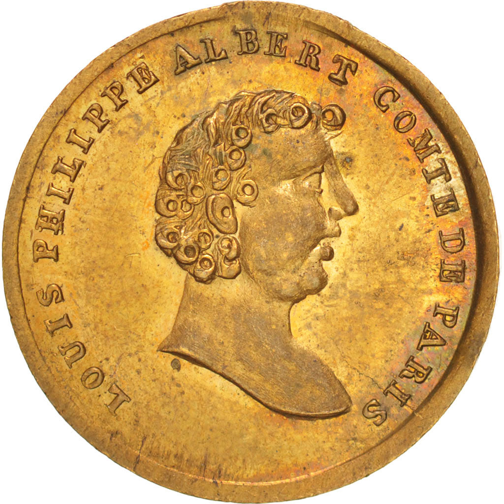 France, Token, Royal, Louis Philippe Albert, Comte de Paris, 1841, AU(55-58)