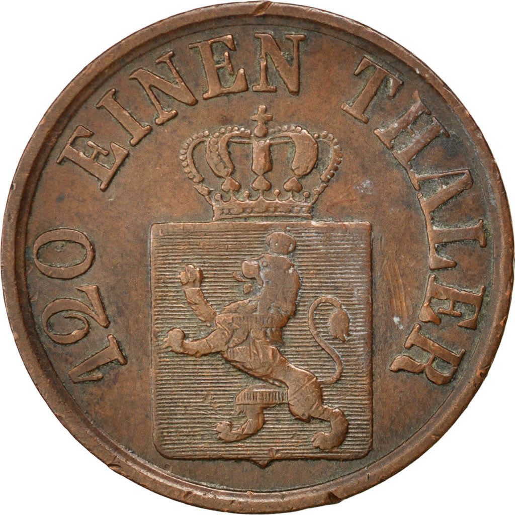 Coin, German States, WURTTEMBERG, Karl I, Kreuzer, 1865, EF(40-45), Silver