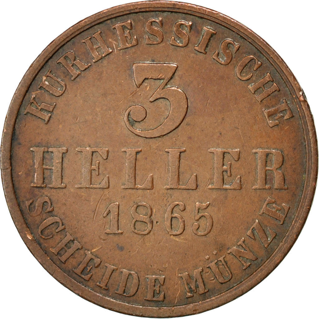 Coin, German States, WURTTEMBERG, Karl I, Kreuzer, 1865, EF(40-45), Silver