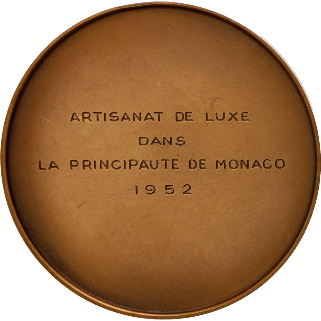 France, Medal, Principauté de Monaco, Artisanat de luxe, Arts & Culture, 1952