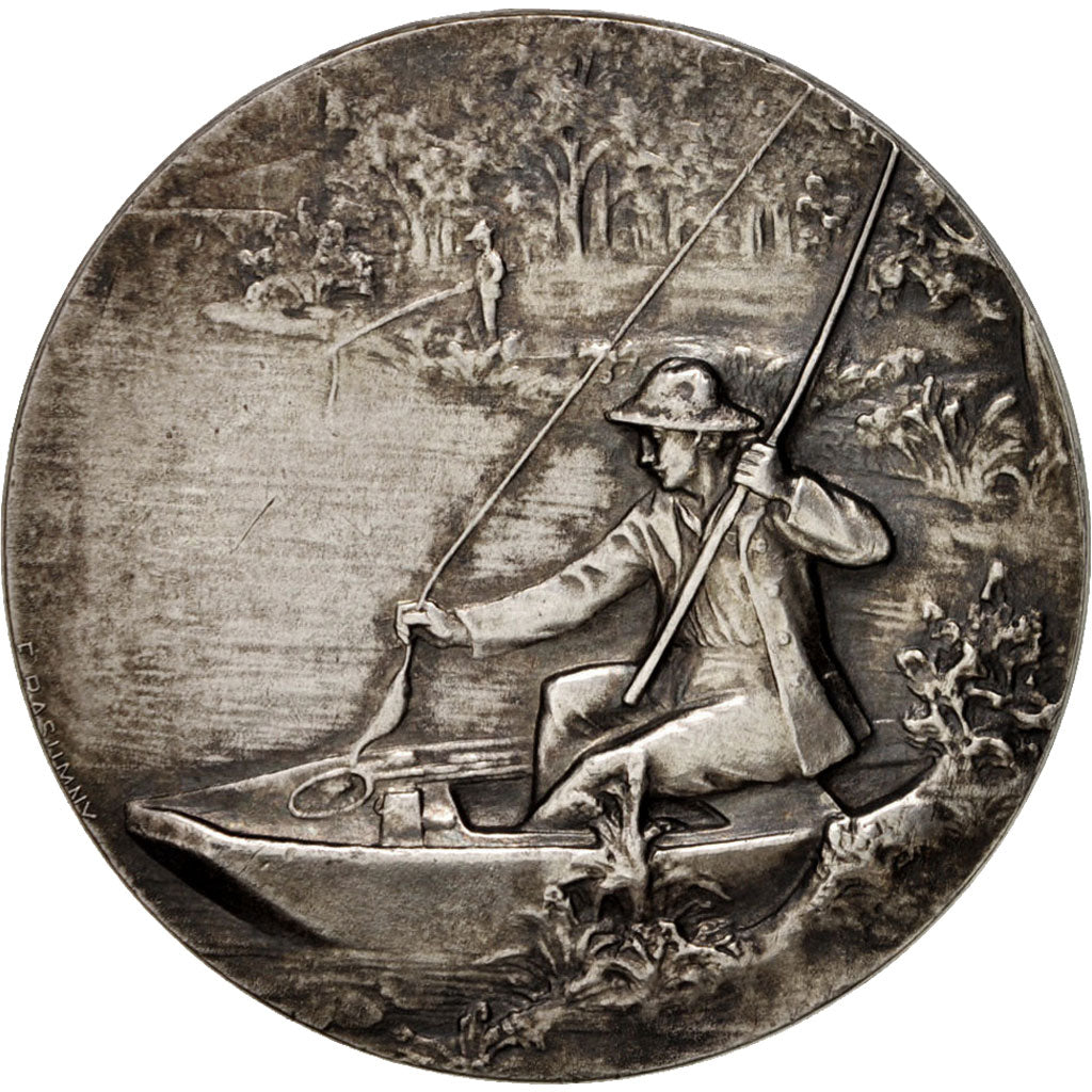 France, Medal, Fédération des Sociétés de pêcheurs à la ligne de Seine et