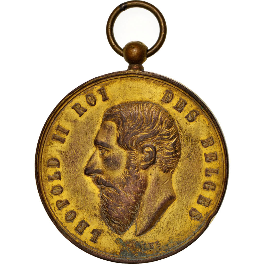 Frankrijk, Medal, Fanfare l'Union Kain, Festival des 22 et 29 juin 1890, Arts &