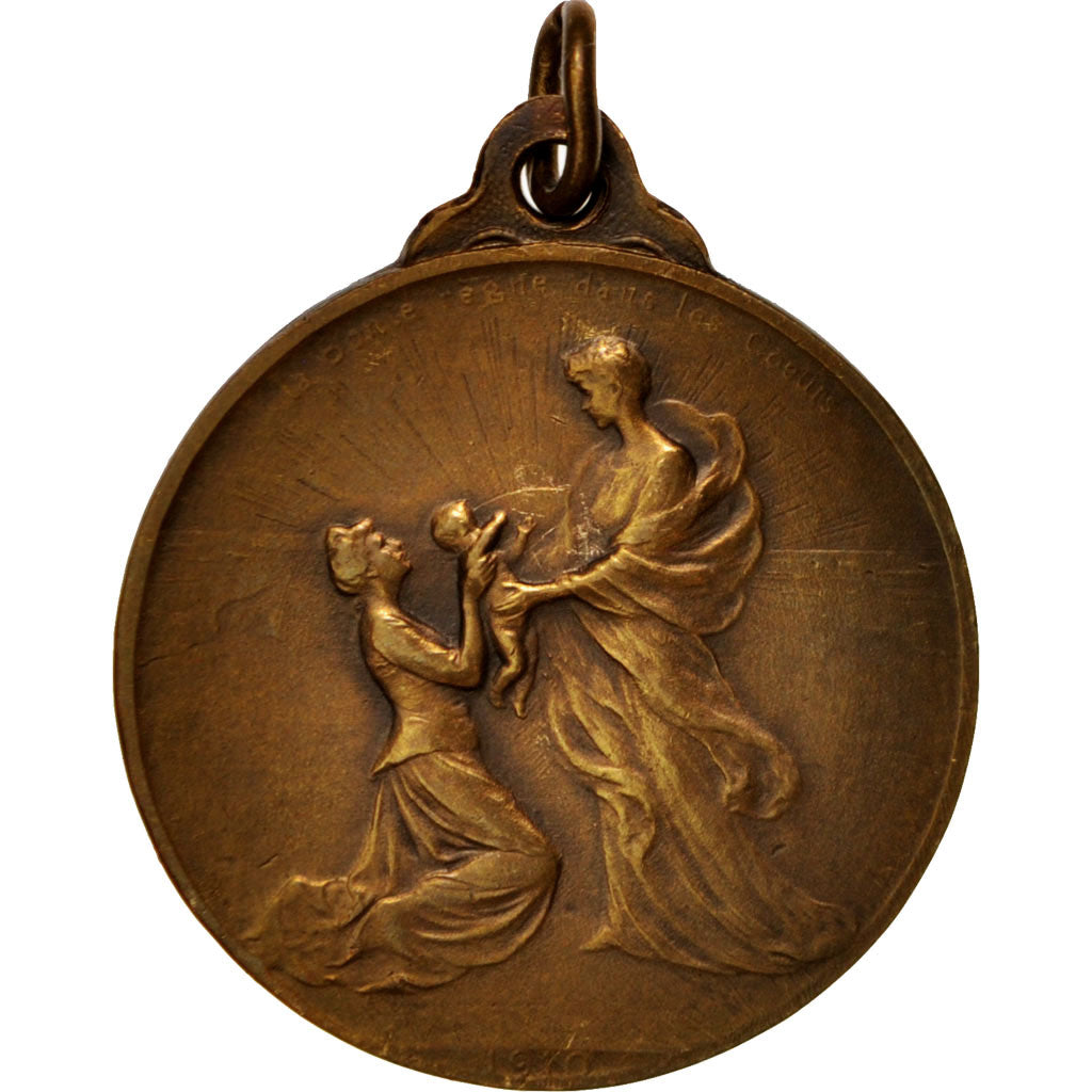 Belgium, Albert et Elisabeth, La bonté règne dans les coeurs, History, Medal