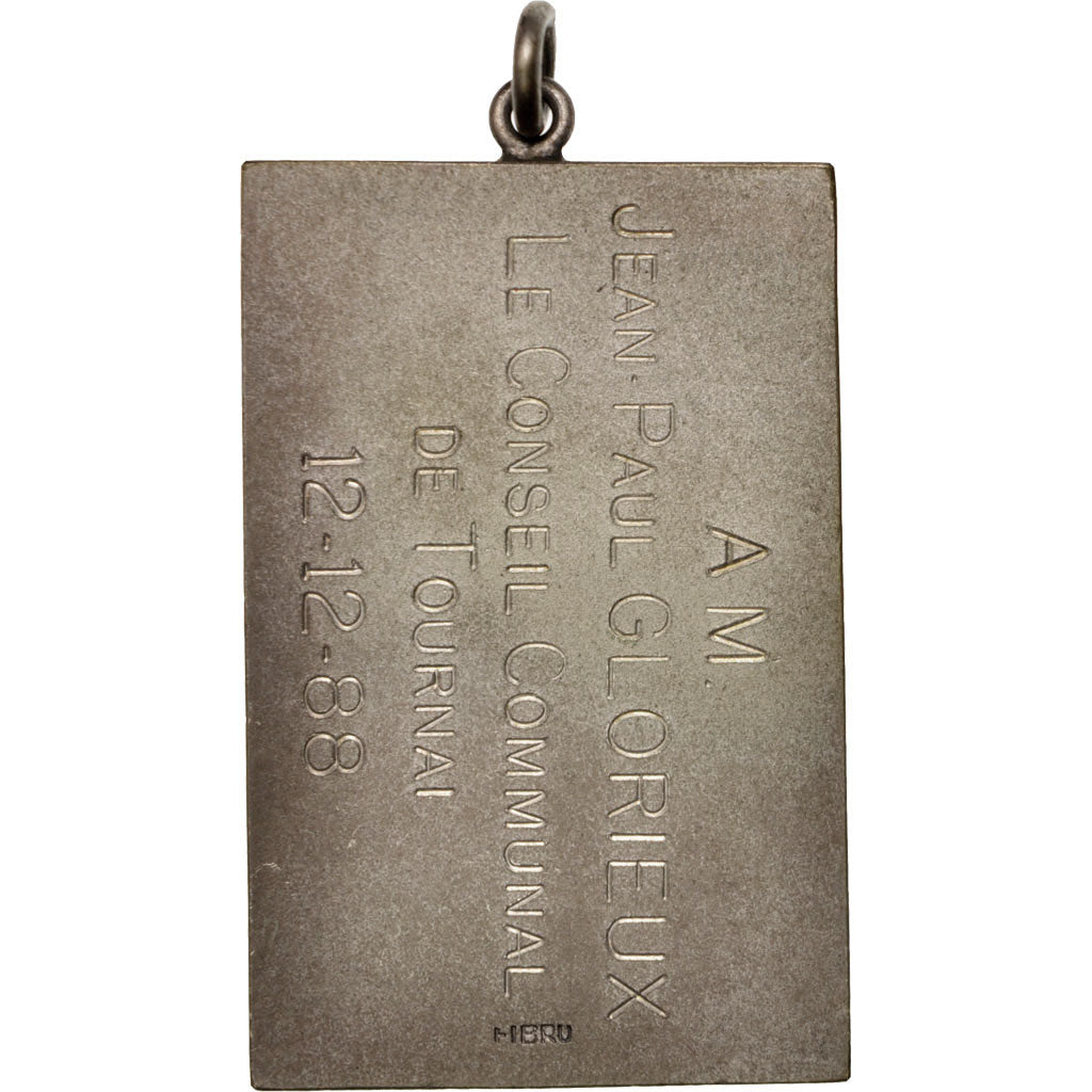 Belgium, Medal, Conseil Communal de Tournai, 1988, Devreese, AU(55-58), Bronze