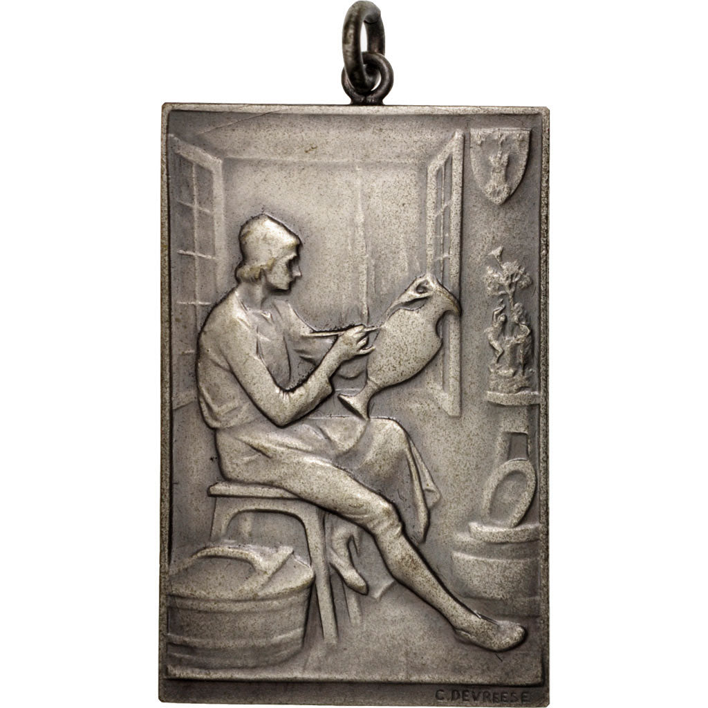 Belgium, Medal, Conseil Communal de Tournai, 1982, Devreese, AU(55-58), Bronze