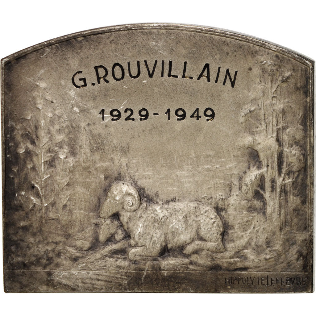 France, Ville de Tourcoing, Business & industry, Medal, 1949, VF(30-35)