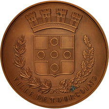 Frankreich, Medal, Ville de Tourcoing, Politics, Society, War, 1954, SS+, Bronze