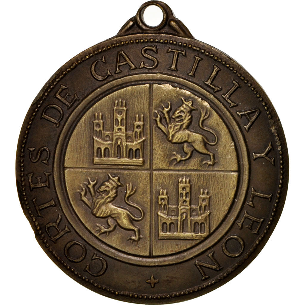Spain, Cortes de Castilla y Leon, Politics, Society, War, Medal, AU(50-53)