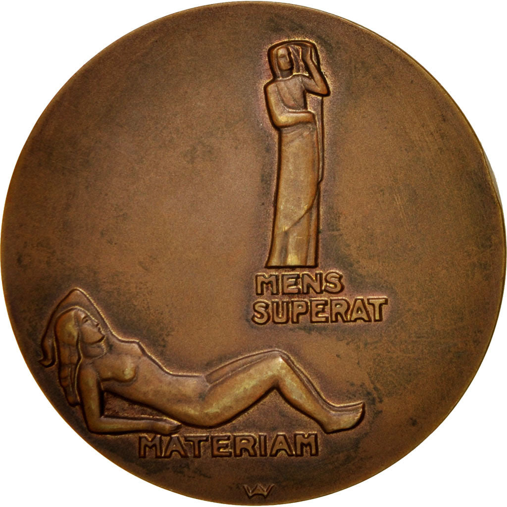 France, Erasmus, Arts & Culture, Medal, AU(55-58), Bronze, 59