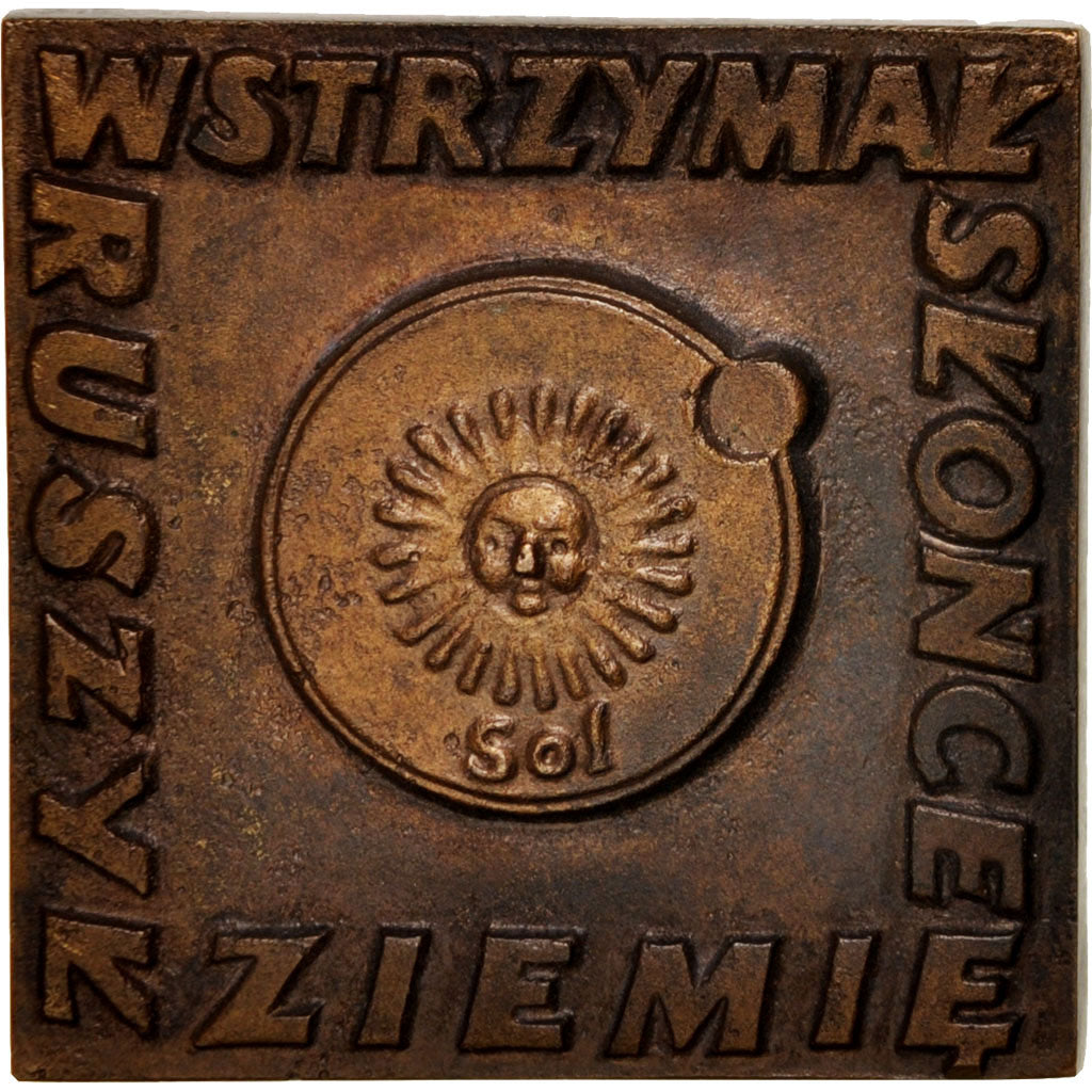 Poland, Medal, Nicolas Copernic, History, 1973, AU(55-58), Bronze