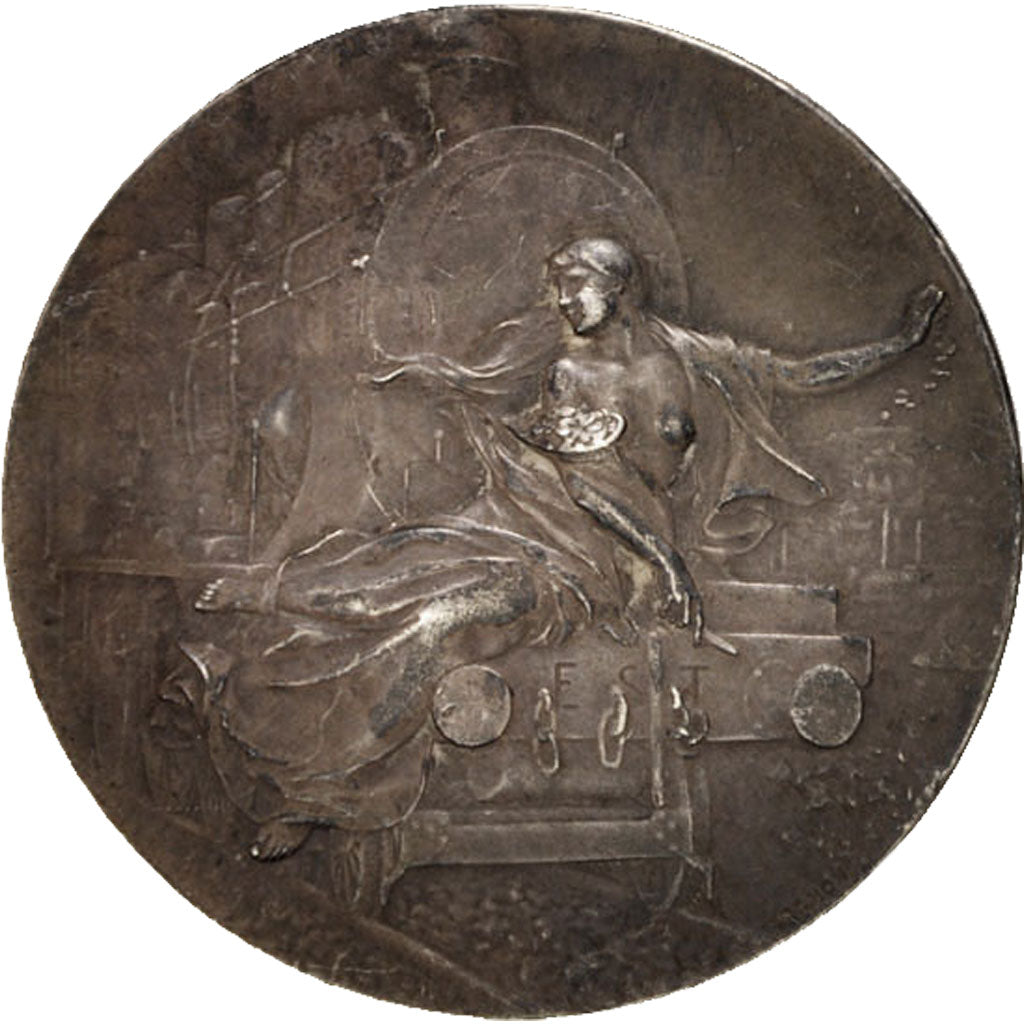 France, Medal, Compagnie des Chemins de Fer de l'Est, Railway, Vernon