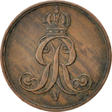 Coin, German States, BREMEN, 2-1/2 Schwaren, 1861, Hannover, AU(50-53), Copper