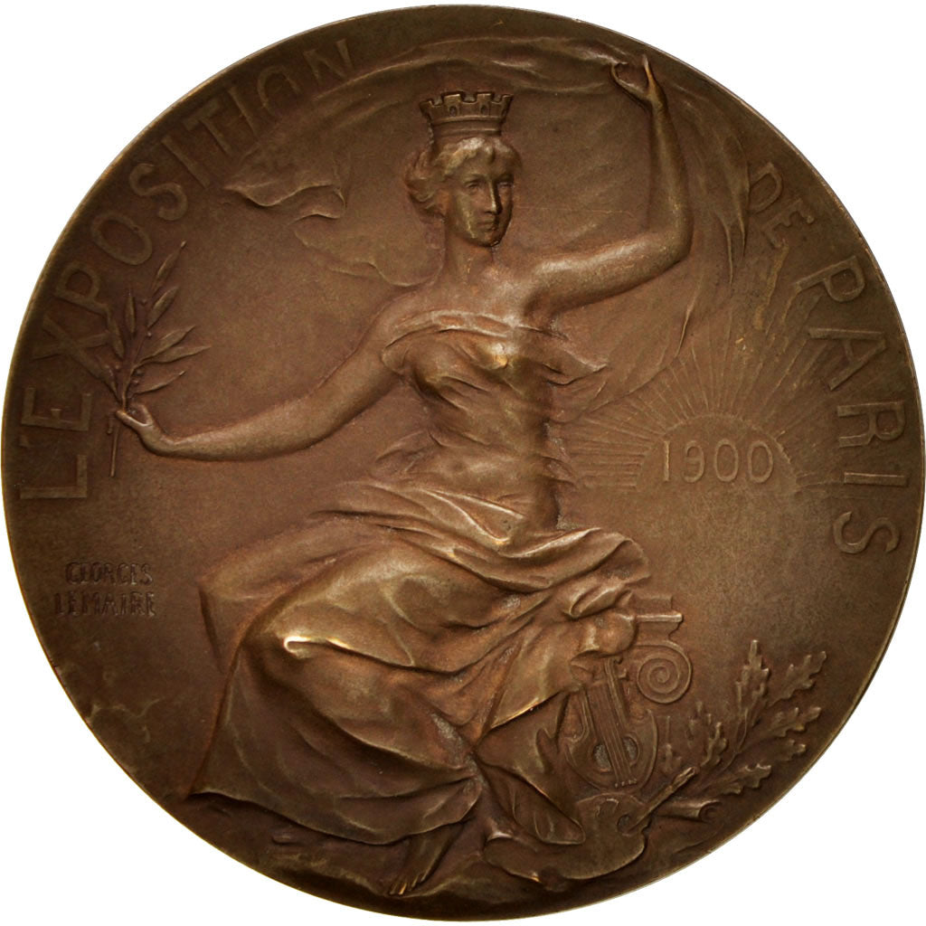France, Medal, 1900 Paris Worldwide exhibition, French Third Republic, Sciences