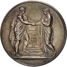 Francia, Medal, Wedding medal, Religions & beliefs, 1873, Montagny, SPL, Arge...