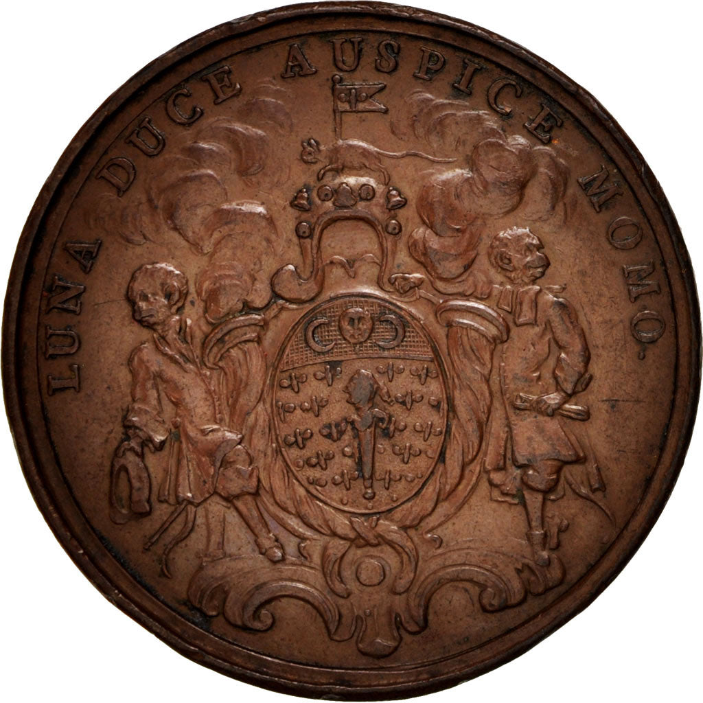 France, Medal, John Law satirical medal, Louis XV, History, 1723, Röettiers