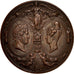 France, Louis-Philippe et Marie-Amélie, History, Medal, 1830, AU(55-58), Barre