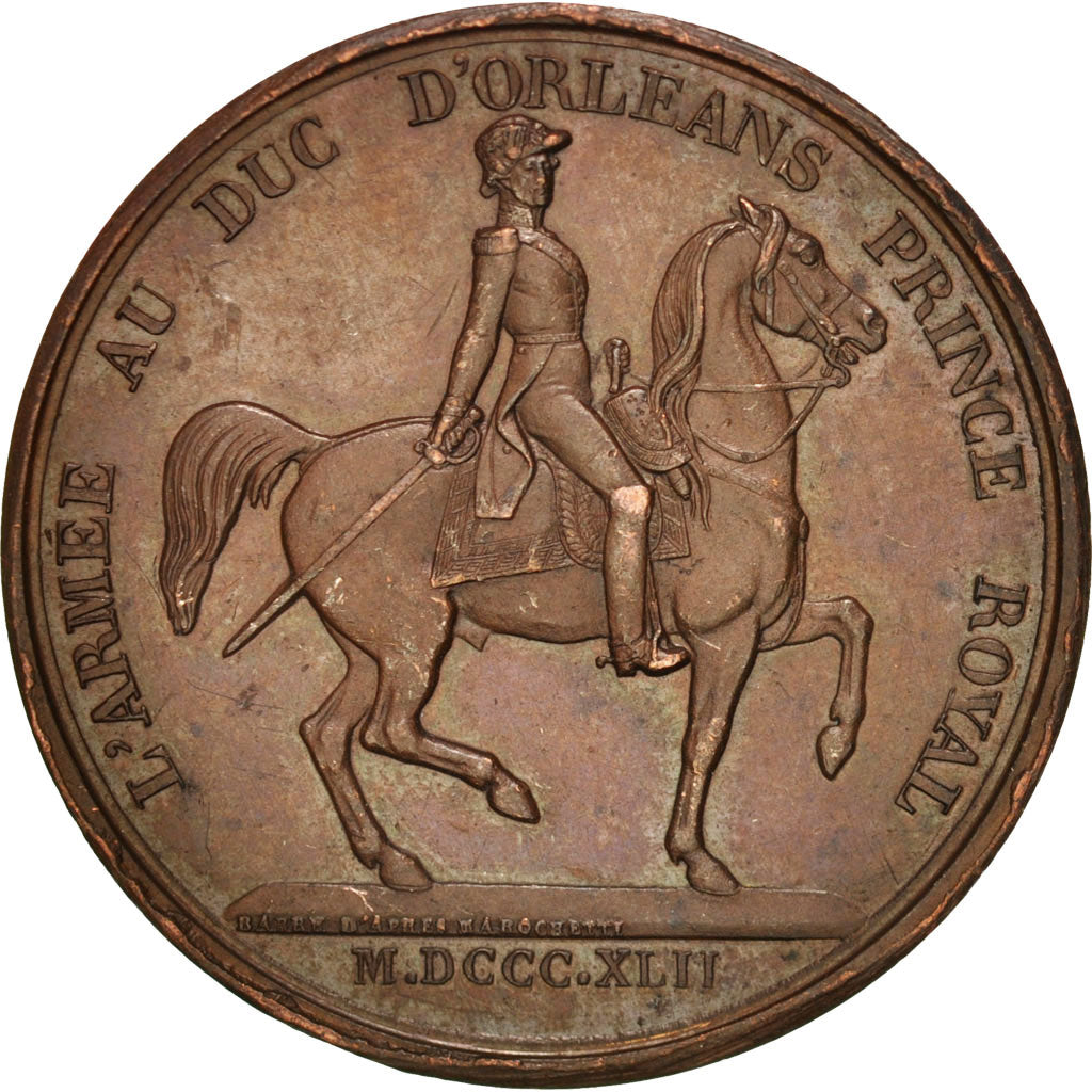 Francia, Medal, L'Armée au Duc d'Orléans Prince Royal, Louis Philippe I