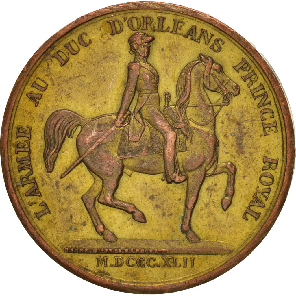 Francia, Medal, L'Armée au Duc d'Orléans Prince Royal, Louis Philippe I