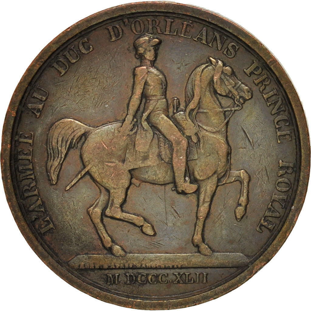Francia, Medal, L'Armée au Duc d'Orléans Prince Royal, Louis Philippe I