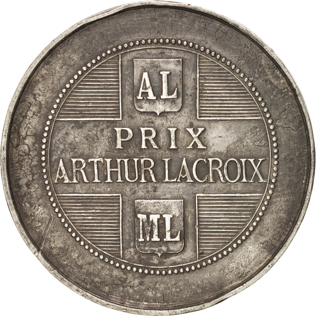France, Société des Sauveteurs de l'Aisne, Shipping, Medal, TTB, Argent, 40