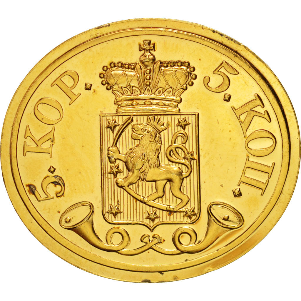 France, Medal, 5 Kop, Finlande, History, MS(60-62), Vermeil