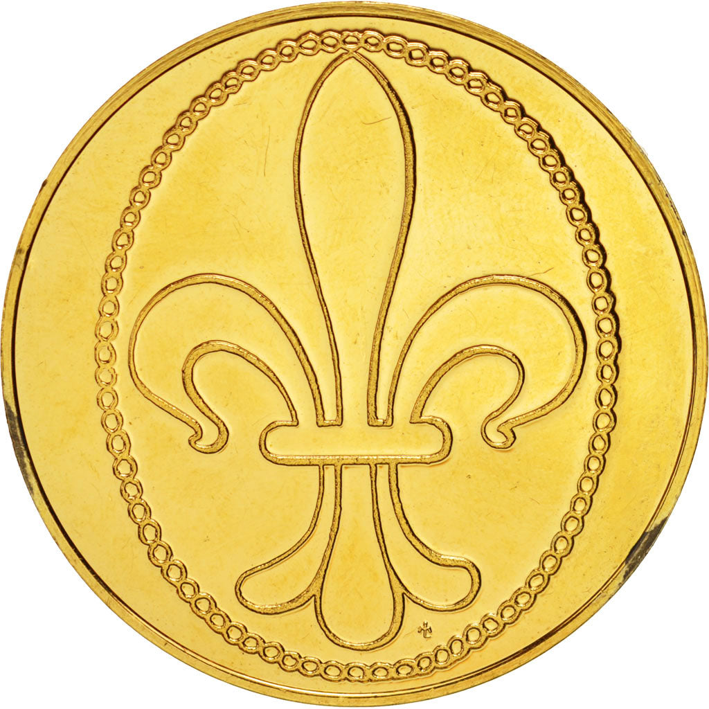 Francia, Medal, Louis IX, History, SPL-, Vermeil