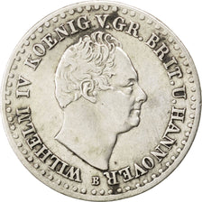 GERMAN STATES, 1/12 Thaler, 3 Mariengroschen, 1834, Hannover, KM #159,...