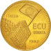 Włochy, Medal, European coinage test, 1 ecu, Polityka, społeczeństwo, wojna