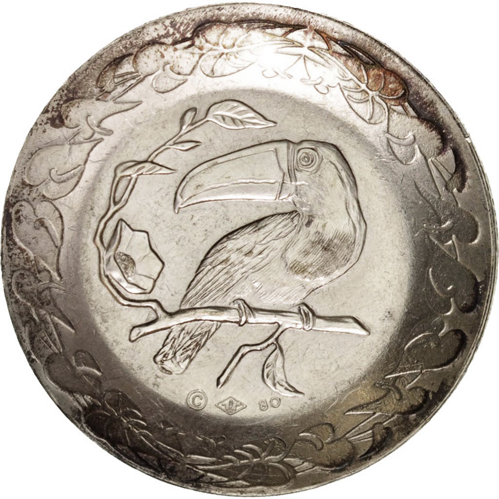 Francia, Medal, Bird 2, Fauna, SPL-, Argento