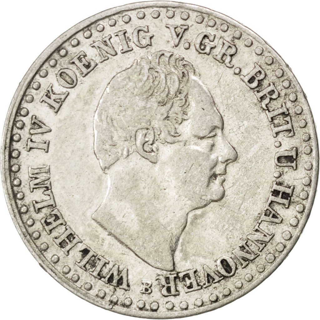GERMAN STATES, 1/12 Thaler, 3 Mariengroschen, 1835, Hannover, KM #159,...
