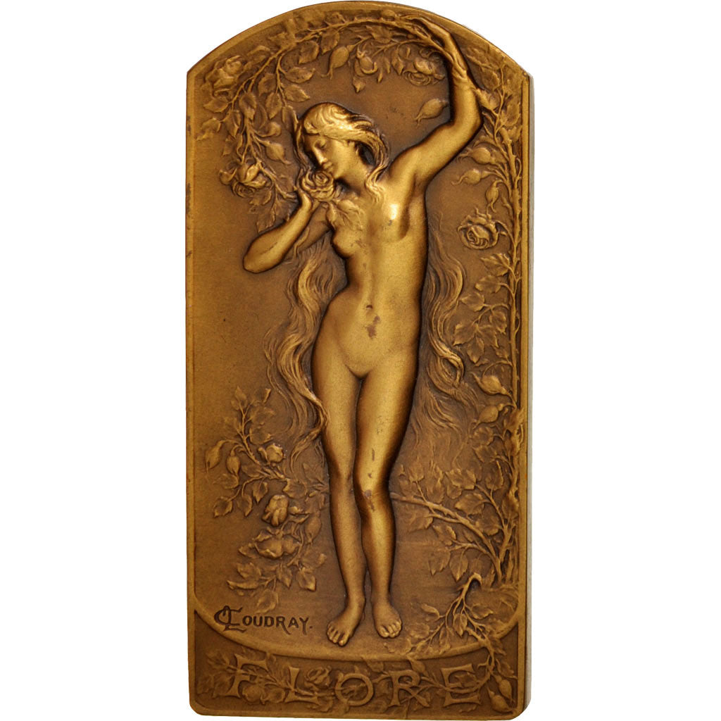 Francia, Medal, Flore, Arts & Culture, Coudray, SPL, Bronzo