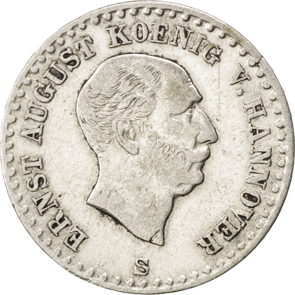 GERMAN STATES, 1/12 Thaler, 3 Mariengroschen, 1843, KM #194.1, EF(40-45),...