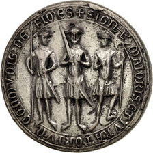 France, Medal, Ancient seal, History, AU(55-58), Tin