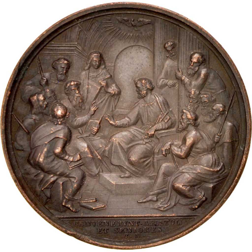 Vatican, Pie IX, Religions & beliefs, Medal, AU(50-53), Bronze, 42