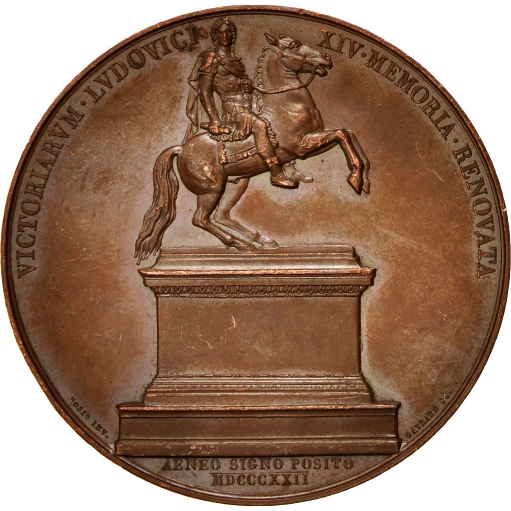 Francia, Medal, Rénovation de la statue de la Place des Victoires à Paris