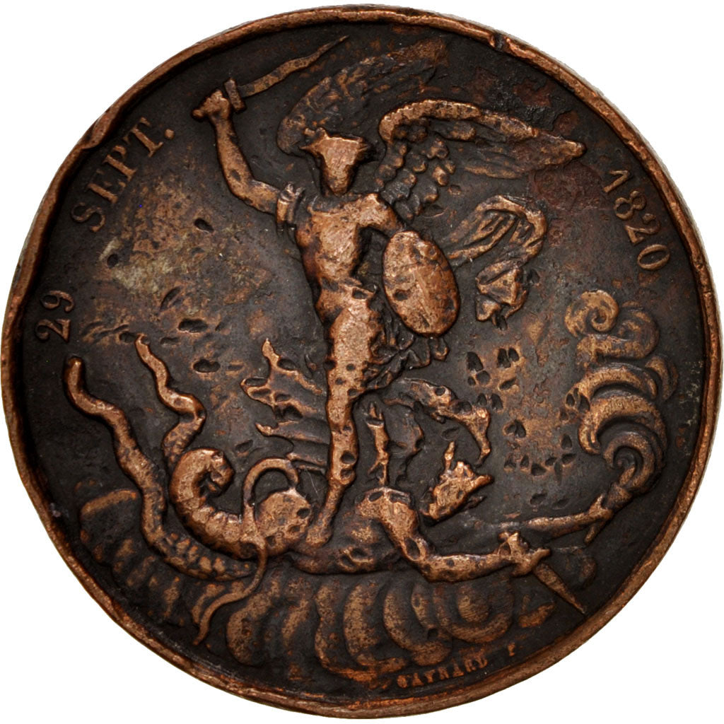 Frankreich, Henri V, History, Medal, 1820, VF(20-25), Gayrard, Copper, 38