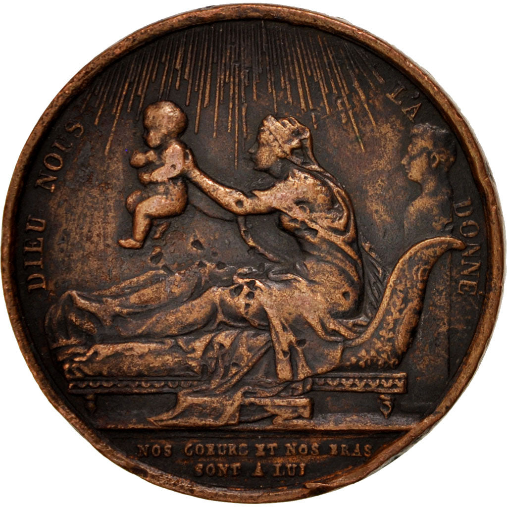 Frankreich, Henri V, History, Medal, 1820, VF(20-25), Gayrard, Copper, 38